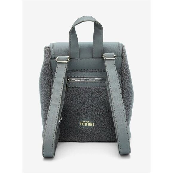 Studio Ghibli My Neighbor Totoro Sherpa Slouch Mini Backpack